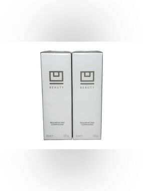 NEW SEALED Set of 2 U Beauty Resurfacing Compound Multitasking Anti-aging Serums